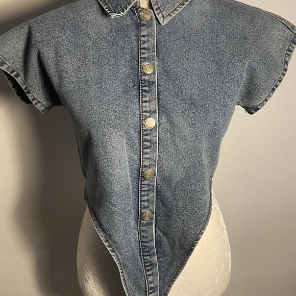 Silver Jeans Blue Denim Button-Down Shirt - Picture 5 of 7